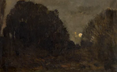 Alba a Barbizon (olio su tela)