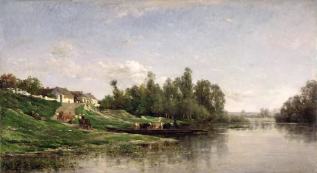 Scena fluviale, 1859