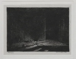 Il Viaggio in Barca: Interno di una Locanda Il Corridoio di una Locanda, 1861