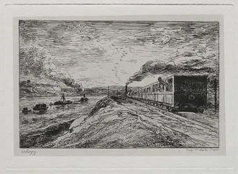 Il viaggio in barca: La partenza Il ritorno, 1861