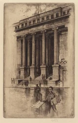 Portico, Vecchia Dogana, Wall Street