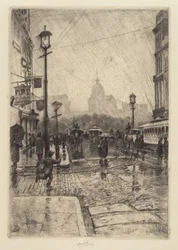 Giornata piovosa, Broadway