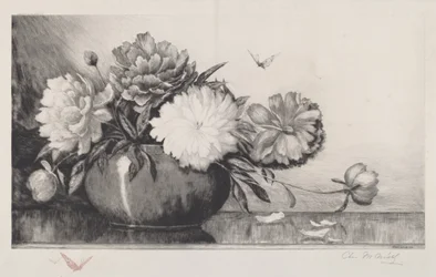 Senza titolo (Peonie in una ciotola)