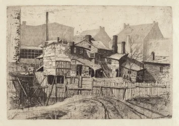 Senza titolo (Casa di legno in città)