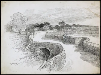 Ponte di Swarkestone, Derbyshire, 1892-1933