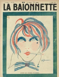 Copertina del giornale "La Baionnette" del 31 luglio