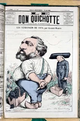 Copertina di "The Don Quixote", numero 225, Satirico a Colori