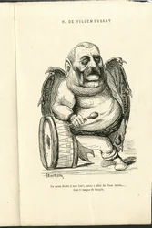 Illustrazione di Charles Gilbert-Martin (1839-1905) in "Grimaces Contemporanee"