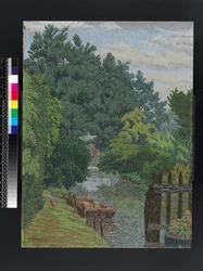 La barca nel ruscello del mulino, c.1930