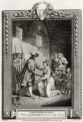 Lady Elizabeth Grey, che chiede a Edoardo IV di restituirle le sue terre, XV secolo, 1777