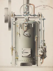 Motore a vapore verticale, 5HP