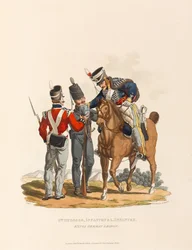 3° Ussari, Fanteria e Fanteria Leggera. Legione Tedesca del Re, c.1815