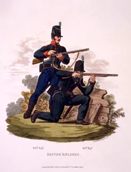 Uniforme dei Fucilieri Britannici (60° e 95° Reggimenti), da 