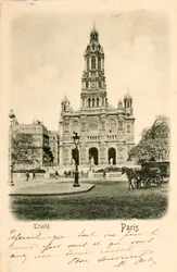 Cartolina/Chiesa della Santissima Trinità/Parigi/Senna/Ile de France/Francia