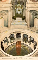 Cartolina/Tomba di Napoleone I/Invalides/Parigi/Senna/Ile de France/Francia