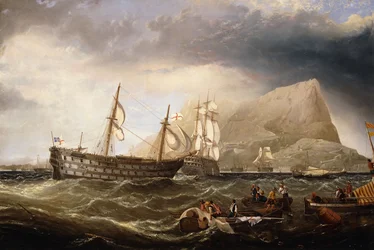 Navigazione al largo di Gibilterra