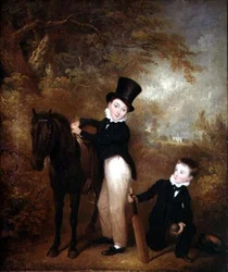 Ritratto di William e Charles Chadwick a Burley Lodge