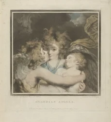 Due angeli e un bambino