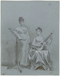 Due donne che fanno musica