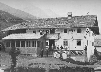 Chalet di montagna, Tirolo, c1913