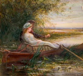 Due figure in una barca, 1881