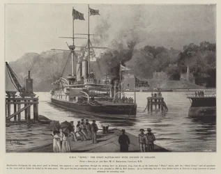 HMS Howe, la prima nave da battaglia mai attraccata in Irlanda