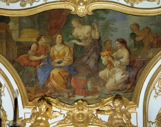 Psiche mostra i suoi tesori alle sue sorelle