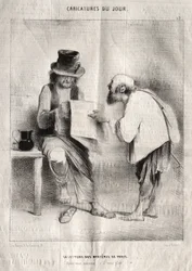Caricature del giorno: La lettura dei misteri di Parigi
