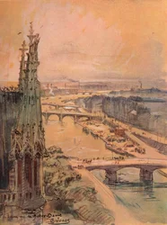 La Senna vista da Notre Dame, 1915
