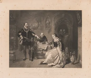 Firma del mandato di morte di Lady Jane Grey