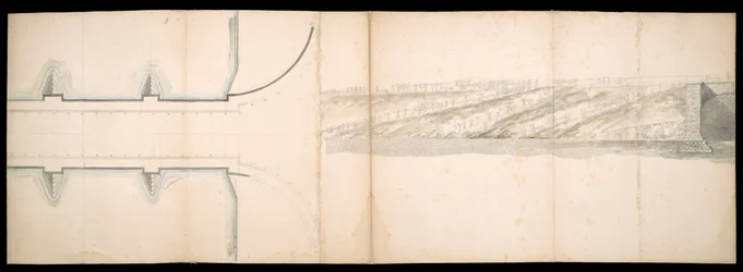 Progetti del ponte sul Tamigi a Londra, BL Maps C.49.e.76