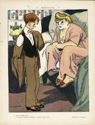 Illustrazione di Chas-Laborde in Le Lire, 30/11/12 - Disillusione - Prostituzione