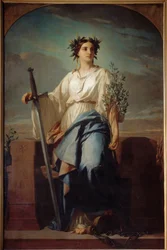 Rappresentazione allegorica della Repubblica Dipinto di Charles Landelle