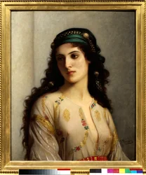 Ebreo di Tangeri in Marocco. Dipinto di Charles Landelle (1812-1908)