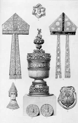 Reliquie associate a Thomas A Becket, 1886