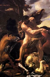 Ercole che sconfigge Diomede, 1638-42