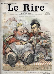 Alleanza Anglo-Giapponese (1902) - Caricatura di Re Edoardo VII