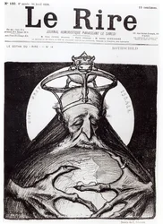 Caricatura della famiglia Rothschild da «Le Rire», 16 aprile 1898