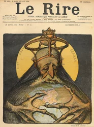 Caricatura della famiglia Rothschild, dalla copertina di 