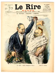 Copertina di "Le Rire rouge", Satirico in B&N