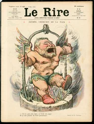 Copertina di "The Laughter", satirico a colori
