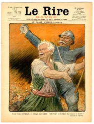 Copertina di "The Red Laughter", satirico a colori