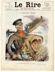 Copertina di "The Red Laughter", satirico a colori
