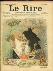 Illustrazione di Charles Leandre (1862-1934) per la copertina di Le Rire, No. 240