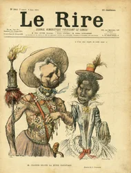 Illustrazione di Charles Leandre (1862-1934) per la Copertina di Le Rire, No. 264