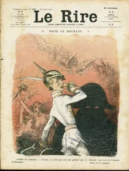 Illustrazione di Charles Leandre (1862-1934) per la copertina di Le Rire
