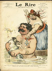 Illustrazione di Charles Leandre (1862-1934) per la Copertina di Le Lire