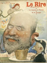 Illustrazione di Charles Leandre (1862-1934) per la copertina di Le Rire