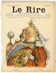 Illustrazione di Charles Leandre per la copertina di Le Rire