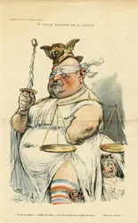 Illustrazione di Charles Leandre (1862-1934) per la copertina di Le Rire